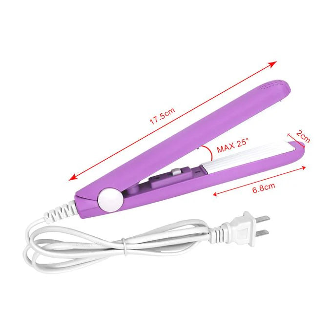 Mini hair straightener