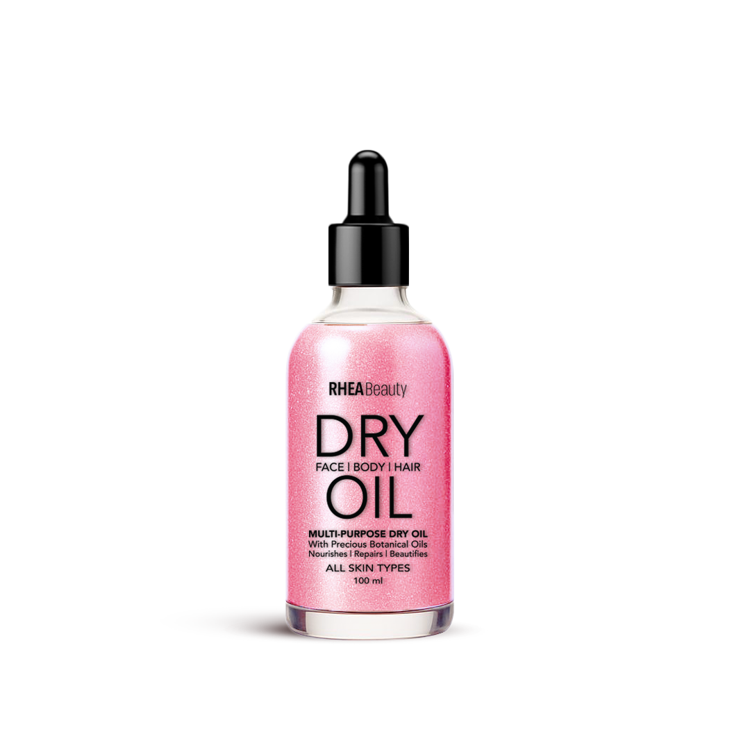 3 in 1 shimmering pink dry oil
