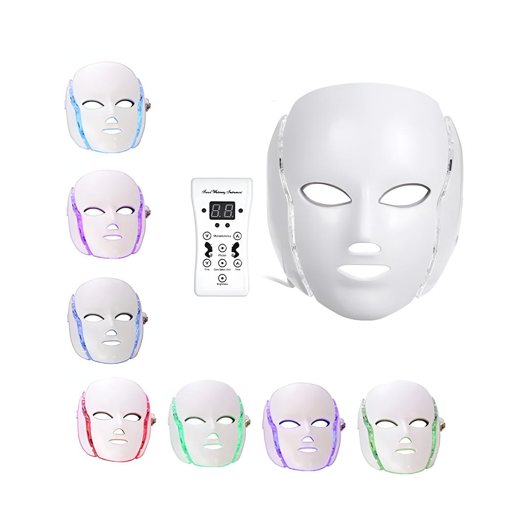 7 Color LED Face Màsk Light Theràpy, LED Facial Skìn Care Màsk for both beauty salons and home use