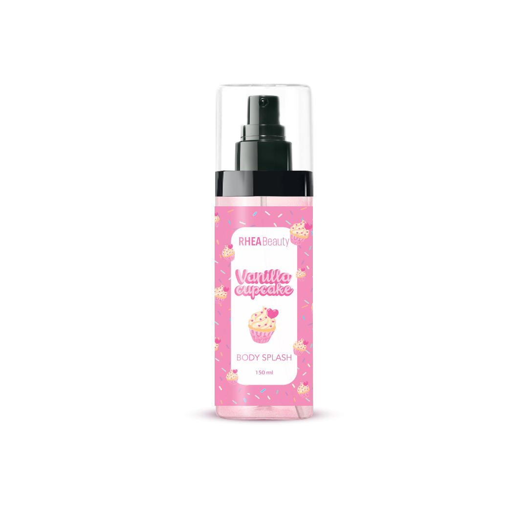 Vanilla cupcake body splash