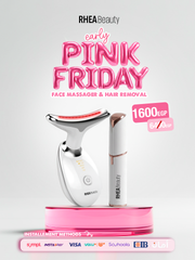 Smooth and glow tech bundle - face vibration - hair removal device