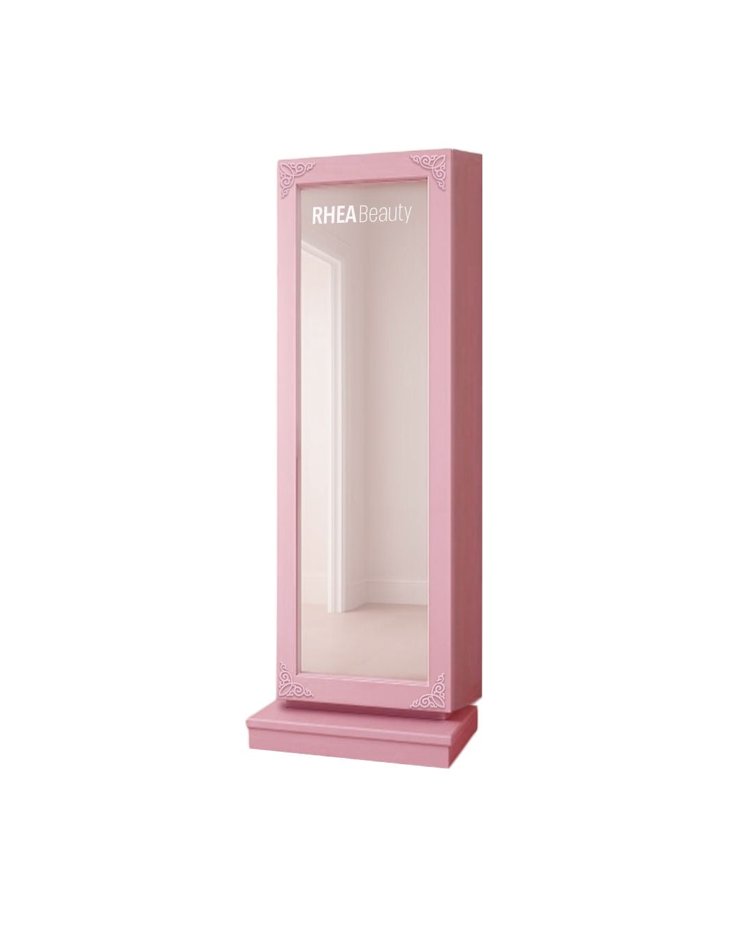 Rhea Beauty Signature Vanity Mirror – Pink – RheaBeauty