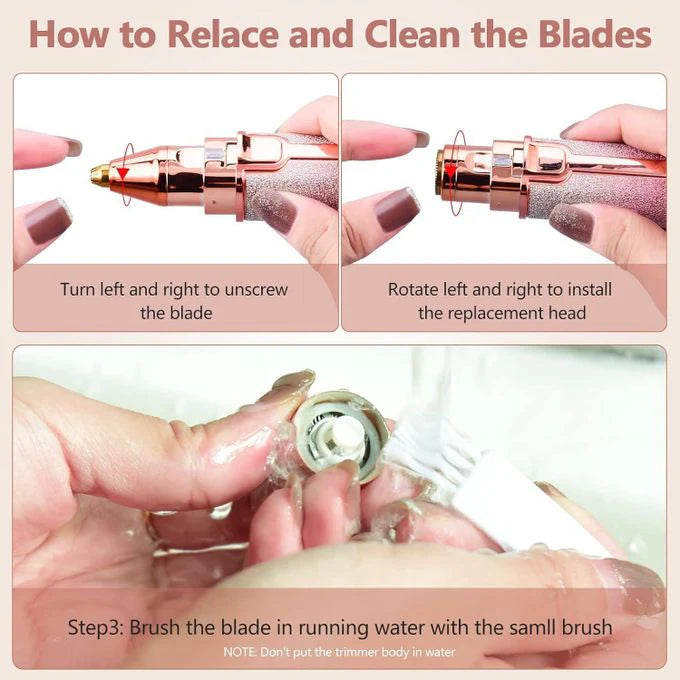2 In 1 Facial Hair Removal Machine For Women