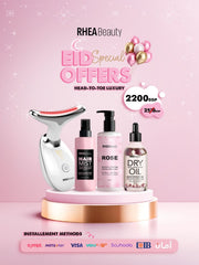 Head to toe luxury bundle((Face Massager-Nourishing Dry Oil-Rose Body Lotion-Rose Hair Mist)