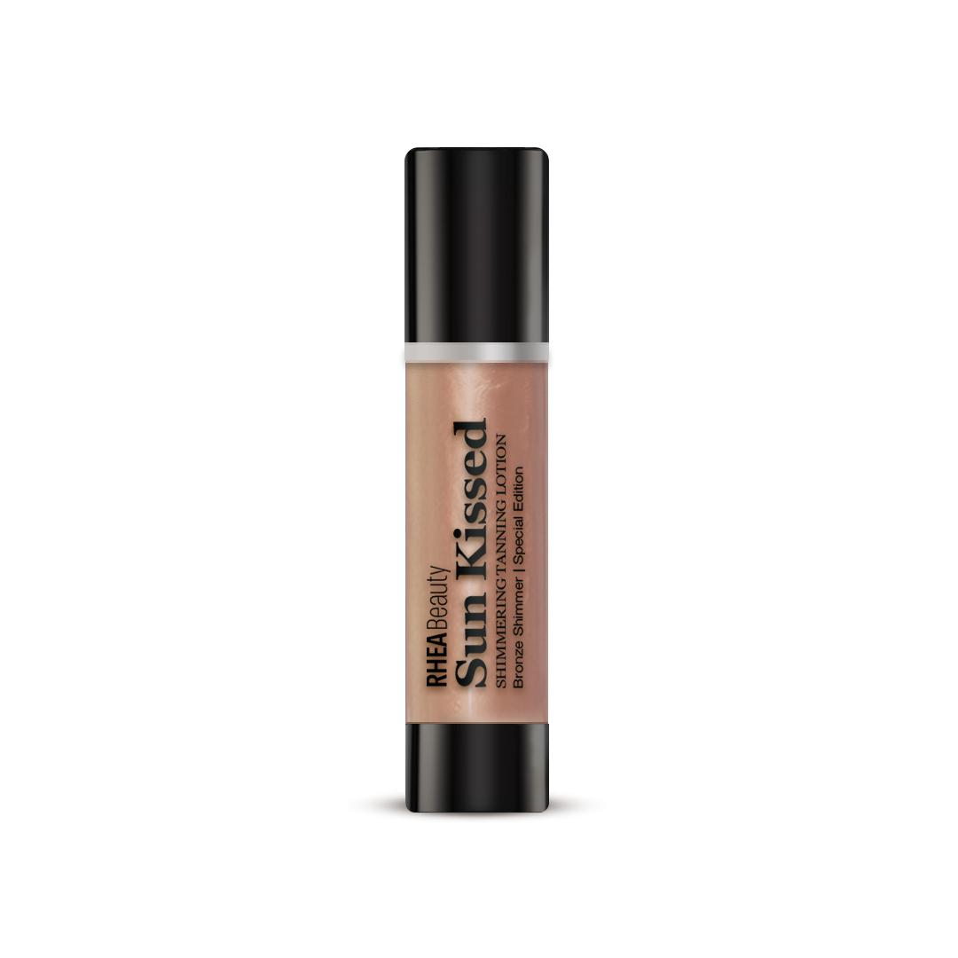 Bronze shimmering lotion