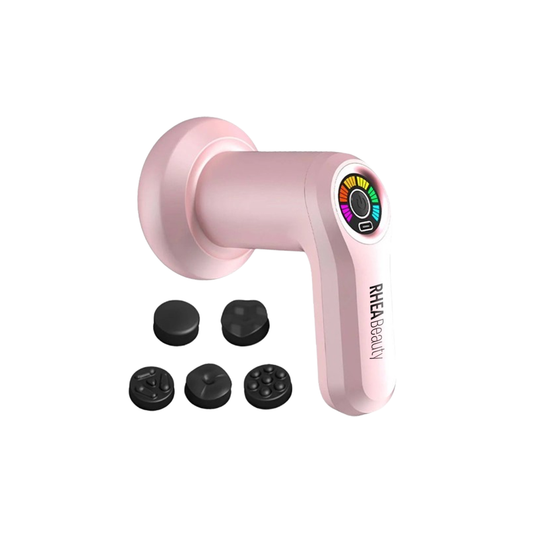 4-Head Massage Gun Deep Tissue, FSA HSA Eligible, 4 Intensity, Replaceable Massager Heads and Plate, Electric Percussion Massage Gun Tool for Back, Shoulder, Neck, Muscle, Athletes