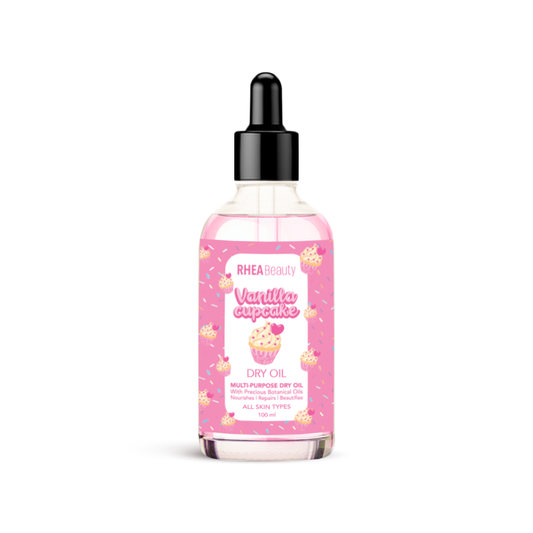 Vanilla cupcake dry oil
