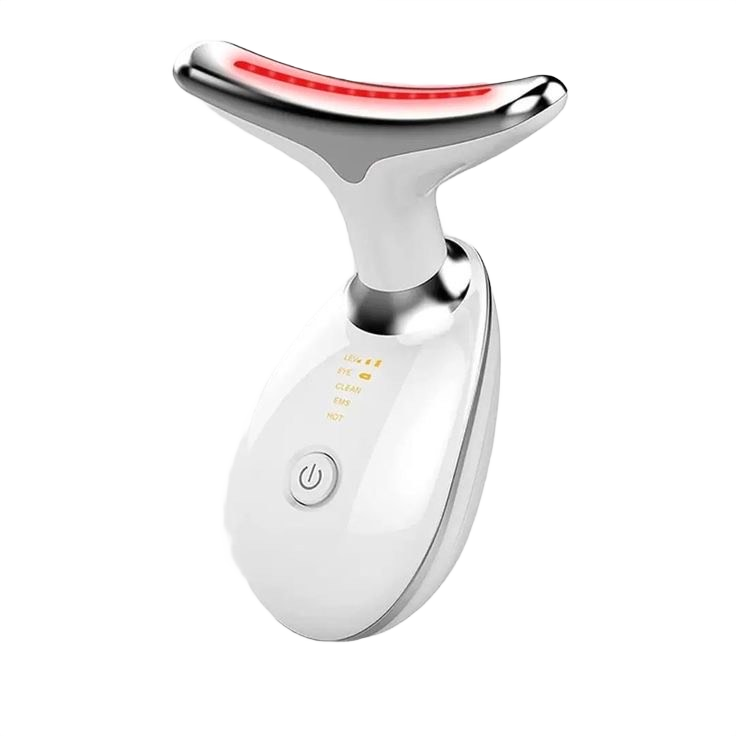 Vibration Face and Neck Massager - Triple-Action Wrinkle Remover for Skin Care, Tightening, and Smoothness