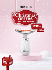 Vibration Face and Neck Massager - Triple-Action Wrinkle Remover for Skin Care, Tightening, and Smoothness