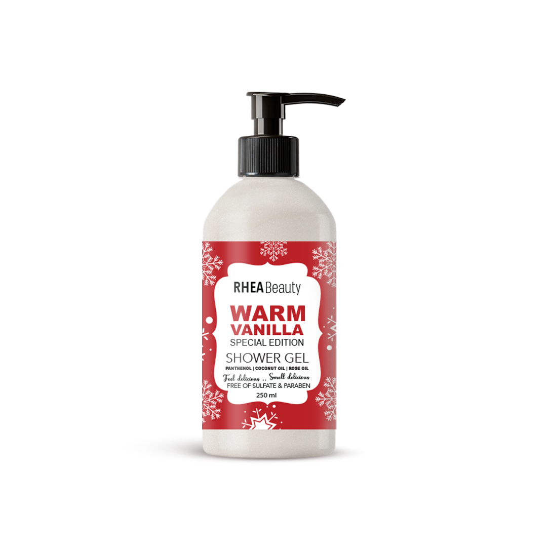 Winter warm vanilla shower gel