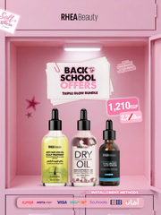 Triple glow bundle(hyaluronic acid-dry oil rose-anti hair loss)