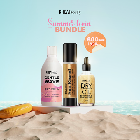 Summer Lovin Bundle (Gentle Wave Body Lotion + Gold Taning Lotion + Dry Oil shimmering)